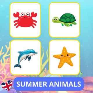 Summer Animals - język angielski - EduBazarek