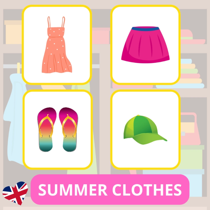 Summer Clothes - język angielski - EduBazarek