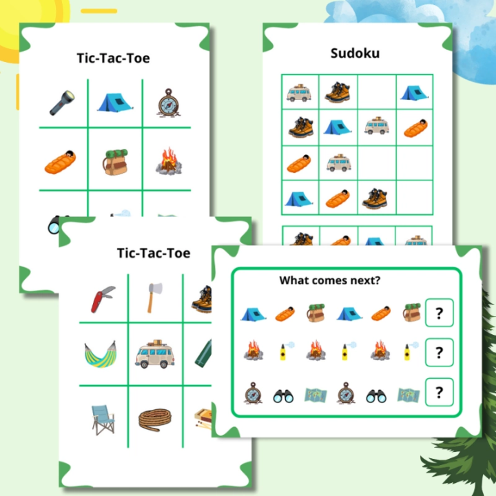 Zestaw Camping - język angielski - EduBazarek