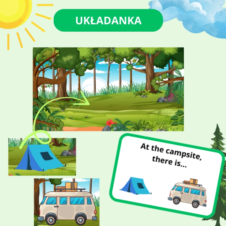 Zestaw Camping - język angielski - EduBazarek