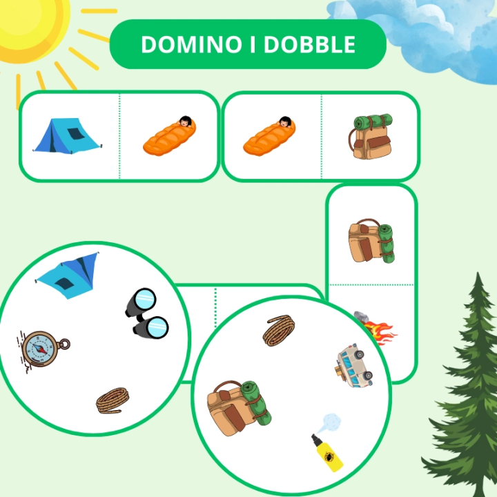 Zestaw Camping - język angielski - EduBazarek