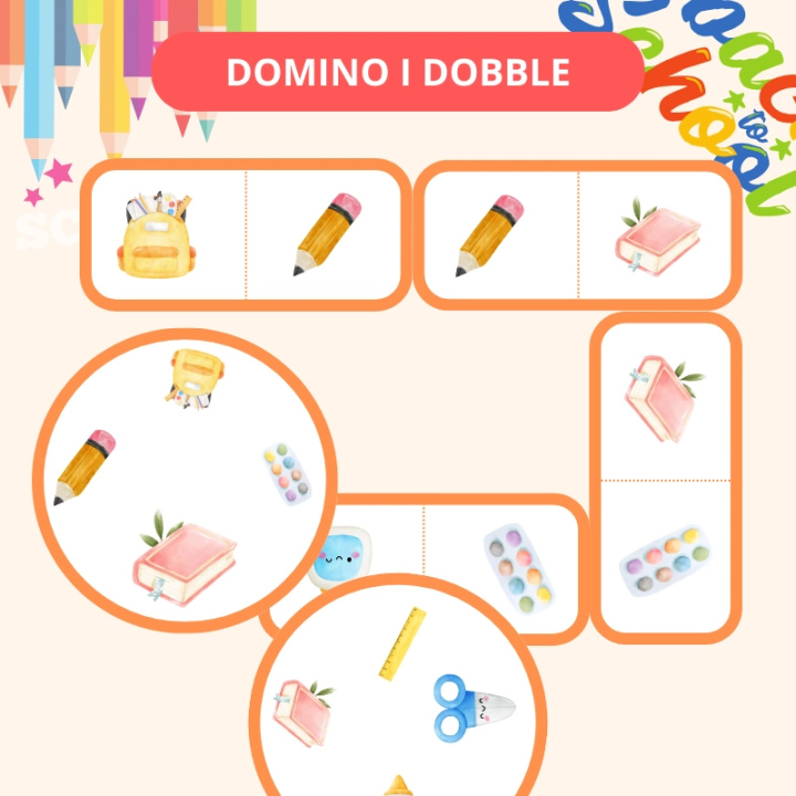 School Supplies – przybory szkolne - język angielski - EduBazarek