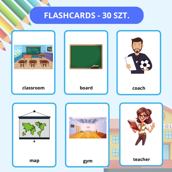 Zestaw My School - język angielski - EduBazarek